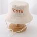 XYIYI Kids Bucket Hat - Adjustable Sun Hat for Boys and Girls 2-4 Years - Beige/Graffiti Letters Design - Buy Online on GoSupps.com