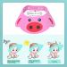 Adjustable Baby Bathing Cap 3Pcs Set | Shower Protection Visor Shield for Toddler Kids | Cute Cartoon Design - Buy Online on GoSupps.com