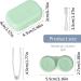 Travel-Friendly Contact Lens Container Set - Includes Insertion Help Silicone Remover Tweezers & Suction Cup - Green & Blue - Perfect for Home & Travel - Buy Online on GoSupps.com