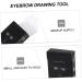 Angoily 1box Mapping Manual Measuring Rulers Practical Locating Tattooing Makeup Auxiliary Ruler 6x4.5cm Black - Buy Online on GoSupps.com