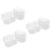 Solustre pack with 12 pieces of contact lens container toilet article container make-up kits eye contact case pocket case sweet contact cases make-up mirror simple p.s travel