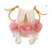FEIFEI'S BOW Toddlers Baby Girls Kids Lace Tutu Flower Bows Elsa Party Costume cotton Tights Newborn Toddler Infant 2-4 Years Pink Pearl Bow 2-4 Years