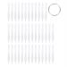 40 Pcs Transparent Stiletto Nail Tips - Nail Art Practice Sticks & Manicure Supplies - Buy Online on GoSupps.com