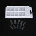  YIZISECCE Pack of 100 quick-build clear gel nail molds - Buy Online on GoSupps.com