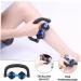 Clispeed 2nd Hand Massage Roller - Portable Six-Wheel Fascia Muscle Roller for Home Fitness & Yoga - Stainless Steel Arch Support - Buy Online on GoSupps.com