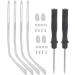 Lurrose Universal Glasses Accessories - Metal Ears & Brackets for Sports Glasses Replacement | Optimized for Men & Women - Buy Online on GoSupps.com