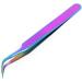Buy Zhiwenczz Stainless Steel Eyelash Tweezers - Rainbow Curved & Straight Multi-Purpose Pliers for Fake Eyelash Extensions - Professional Quality Tools - Buy Online on GoSupps.com