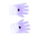 FRCOLOR Socks Pair Lavender Hand Set spa socks gel socks paraffin bath mitts Beauty Hand Cover paraffin bath for feet dry hands gloves purple portable Nursing supplies Paraffin Gloves