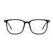 Square Tr90 Frame Blue Light Blocking Glasses for Women Men Anti UV Ray Computer Reading Glasses for Women Men Black-roseglod 43 Millimeters