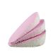 Heel Cushion Pads GEL Shock Absorption Anti-wear Foot Non-slip Shoe Lift Adult Soft Stand for Plantar Fasciitis and Heel Blister Prevention(Pink Large)