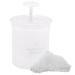 Foam Maker Plastic Bubble Maker Foamer Portable Shower Bath Shampoo Face Cleanser Bubble Foamer Device Facial Cleansing Tool Skin Care (White)