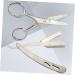 Angoily 2pcs Mustache Scissors & Manual Shaver Set for Men | Stainless Steel Old Fashioned Grooming Tool - International Shipping - Buy Online on GoSupps.com