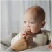 Bickiepegs Finger Toothbrush & Gum Massager Twin Pack - Clear 0-18m+ Blue - Ideal for Teething Babies | 2 Pieces - Buy Online on GoSupps.com