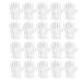 40 Pcs White Cotton Work Gloves Inspection Jewelry Dry Hand Moisturizing Gloves for Men Women