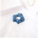 Denim Elastic Hair Bands Ropes Hair Scrunchies Ponytails Soft Hair Ties Hair Accessories for Cool Women and Girls - Buy Online on GoSupps.com