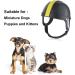Pet Motorcycle Helmet - Adjustable Dog & Cat Cap with Ear Holes | Outdoor Bike Safety Gear in White & Orange - Buy Online on GoSupps.com