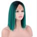BGHJUE Dark Green Lace Front Wig | Hand Woven Gradient Hair | International Shipping Available - Buy Online on GoSupps.com