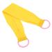 Exfoliating Back Scrubber  Back Exfoliator with Double Sided  Back Exfoliator with 450D Coarse Sand  Exfoliating Back Scrubber with Handle for Body Washing Shower (Yellow)