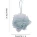 Gralara Body Puff Bath Sponge | Portable Blue Shower Ball for Spa & Bathroom Use - Buy Online on GoSupps.com