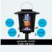Solar Mosquito Killer Led Lights Mosquito Killer Bug Zapper Flying Insect Trap Solar Powered LED Light Bug Zapper Automatic Switch Ip65 Waterproof B Style - Buy Online on GoSupps.com