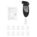 Aramox Professional Breathalyzer  Portable Breath Alcohol Tester  Digital LCD Screen Alcohol Breath Tester  Portable Keychain Breath Analyzer (10 mouthpieces)