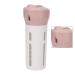 4-in-1 Liquid Dispenser Travel Bottles - Leak-Proof Transparent Portable Shampoo & Conditioner Set (Pink) | International Shipping Available - Buy Online on GoSupps.com