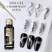 Silver Chrome Gel Nail Polish Liner Metallic Effect Nail Gel Polish Nail Liner Painted Gel Polish Thin Brush For Chrome Nail Soak Off UV/LED for Painting Drawing Swirl Nails (Mirror-effect Silver) - Buy Online on GoSupps.com