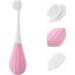 FRCOLOR Cute Manual Toothbrush with Soft Bristles - Lovely Rose Design | International Shipping Available - Buy Online on GoSupps.com