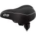 Sunlite Cloud-9 Cruiser Gel Saddle | Tri-color Black | 10.5 x 10.5 | Bicycle Suspension Seat - Buy Online on GoSupps.com