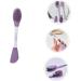 scruber Facial Scrubber for Silicone wash Scrubber Tools Brush applicator Brush Silicone Scrubber wash Scrubber Plastic Clean - Buy Online on GoSupps.com