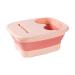Foot Soaking Bath Basin Foldable Foot Washing Bucket Foot Bath Tub With Relieve Fatigue Highly Foot Spa Tub Safe Pedicure Soak Tub Perfect For On Thhe Go Use And Care Routine Pink