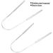 Buy Tongue Scraper Set - Stainless Steel Cleaner for Fresh Breath | U-Shaped Oral Device with Comfortable Handle - International Shipping Available - Buy Online on GoSupps.com