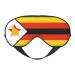 Sleep Masks Silky Flag of Zimbabwe Eye Cover Soft Satin Blindfold Elastic for Women Man Travel Nap - Silent Night Stars