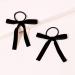 Limtula 2pieces Colorful Ribbon Bowknot Hair Scrunchies Elastic Hair Ropes Ponytail Holder Festival Woman Hair Supplies Black - Buy Online on GoSupps.com