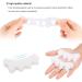 4 Silicone Toe Spreaders for Hallux Valgus & Hammer Toe Relief | Best Foot Pain Solutions - Buy Online on GoSupps.com