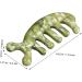 Hoement Jade Massage Comb | Acupuncture & Body Massage Device | Creative Jade Tool for Relaxation | 11.50x4.50cm Green - Buy Online on GoSupps.com