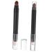 FOMIYES 2pcs makeup brush eye shadow makeup eye shadow sticks makeup eyeshadow set tool make up