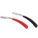 Professional Portable Beard Razor Holder - 2-Piece Classic Folding Face Care Tool for Men - Red & Black - International Shipping Available - Buy Online on GoSupps.com