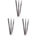 VINTORKY 3pcs 2 1 Eyebrow Pencil Brush Rotate Eyebrow Pencil Brow Brush Double Headed Eyebrow Braider Tool - Buy Online on GoSupps.com