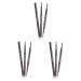 Healvian 3pcs 2 1 Eyebrow Brush Waterproof Eyebrow Pen Eyebrow Pencil Brush Eyebrow Pencil Waterproof Braider