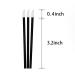 200PCS Disposable Lip Brush Wands - Beauty Tools for Lipstick Makeup Black Hollow Handle - Buy Online on GoSupps.com