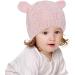 XYIYI Newborn Baby Winter Beanie Hat Mitten Set - Pink, 3-6 Months | Warm Knitted Hat Glove Set for Boys Girls - Buy Online on GoSupps.com