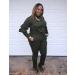 KANSOON Women 2-Piece Puff Sleeve Top & Flounced Pants Sweatsuit Set - Buy Online on GoSupps.com