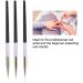Easy To Operate Gel Nail Polish Pen Nail Liner Brush for Home Salon Shop (Black) - Buy Online on GoSupps.com
