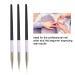 Nail Art Pen Set - 3 Dotting Tools & Brush for Marbling | Rhinestone Handle (Black) - Perfect for Creative Nail Designs - Buy Online on GoSupps.com
