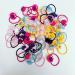50pcs Kids Hair Ties with Charms - Mixed Colors | Girls Toddler Hair Coils Accessories Set - Buy Online on GoSupps.com