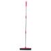 XHTLLO Multifunction Telescopic Floor Broom Pet Hair Dust Removal Cleaner Rubber Brush Head Easy To Cleaned Suitable for Floors Carpets(Pinkest)