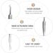 Baluue 6 Pcs Clip Kit Ingrown Hair Tweezers Zit Popping Tool Pimple Blackhead Stainless Steel Silver 1 count (Pack of 1) - Buy Online on GoSupps.com