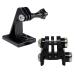 Picatinny Rails Airsoft Gun Rail Helmet Excavator Mounts Bracket Adapter for GoPro Action Camera (2Black)