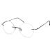 Eyekepper Large Frameless Reading Glasses - Round Rimless Reading Aid for Women and Men +1.50 Purple